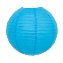 LUMINRIA ORIENTAL SEM PENDENTE 30CM AZUL