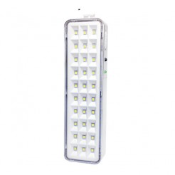 LUMINRIA EMERGNCIA 30 LED BIVOLT BRANCA